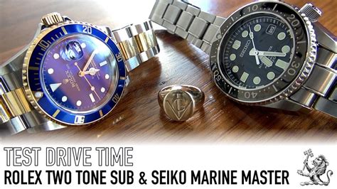 Seiko Marinemaster 300m vs Rolex Submariner 300m